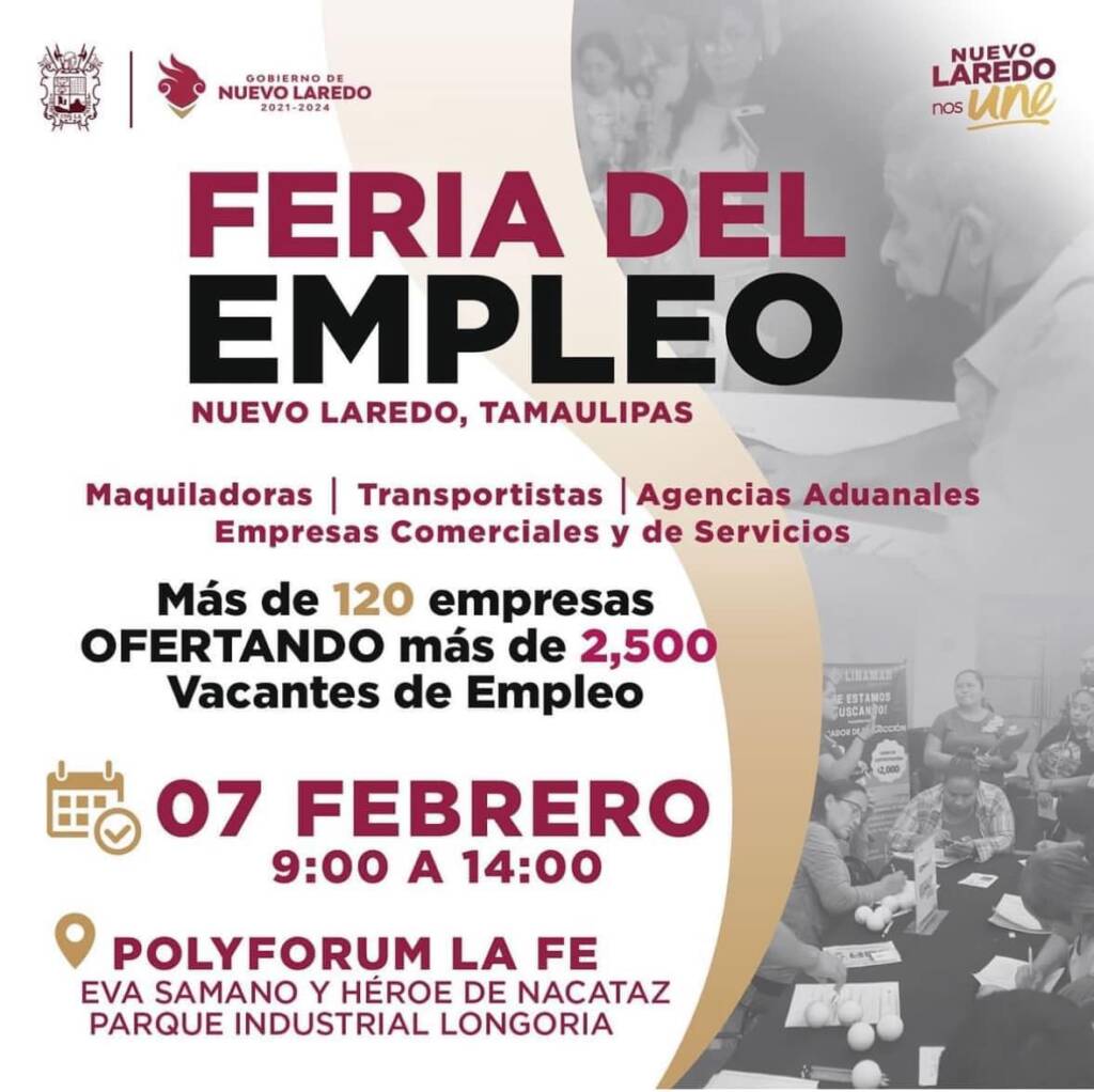 Anuncia el gobierno municipal Feria del Empleo en el Polyforum La Fe