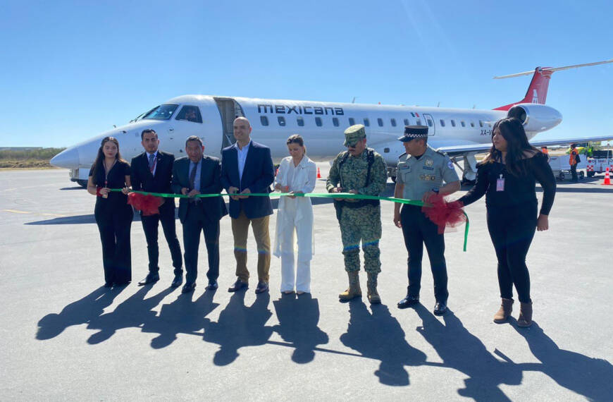 Aterriza Mexicana en Nuevo Laredo; mejora la conectividad de la ciudad con el centro del país