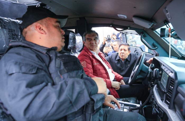 Refuerza Américo seguridad en la frontera tamaulipeca con más patrullas y policías
