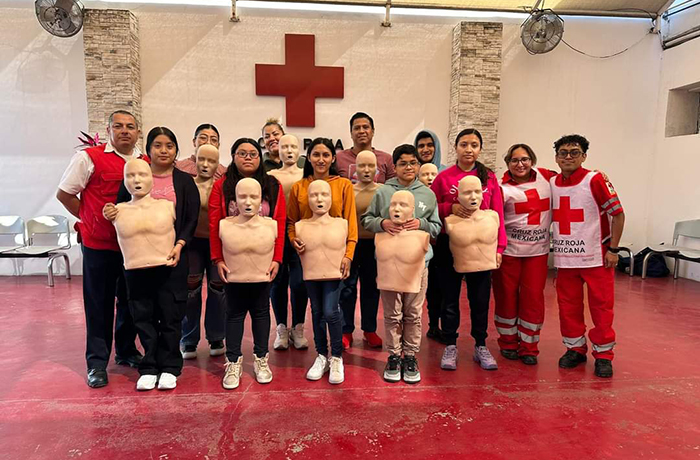Promueve Cruz Roja curso gratuito de seis acciones para salvar una vida