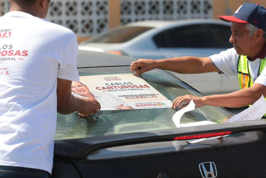 Se suman ciudadanos y automovilistas a campaña de Carlos Canturosas Villarreal