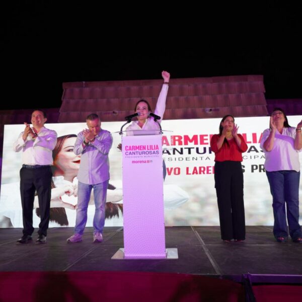 “De corazón, Nuevo Laredo es primero”: Carmen Lilia Canturosas arranca campaña por la reelección