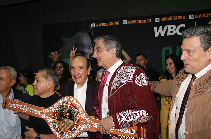 En conmemoración de los 200 años del estado presentan el Cinturón Tamaulipas WBC