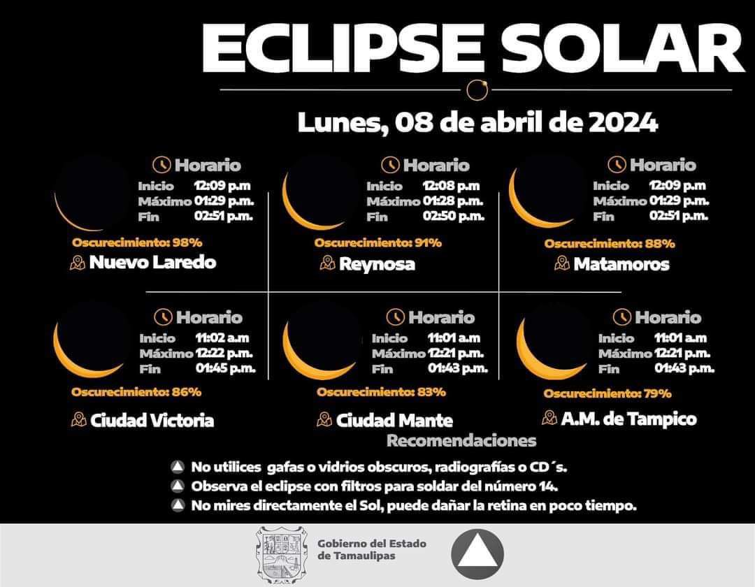 No se suspenderán las clases en Tamaulipas por el eclipse, dice secretaria de Educación