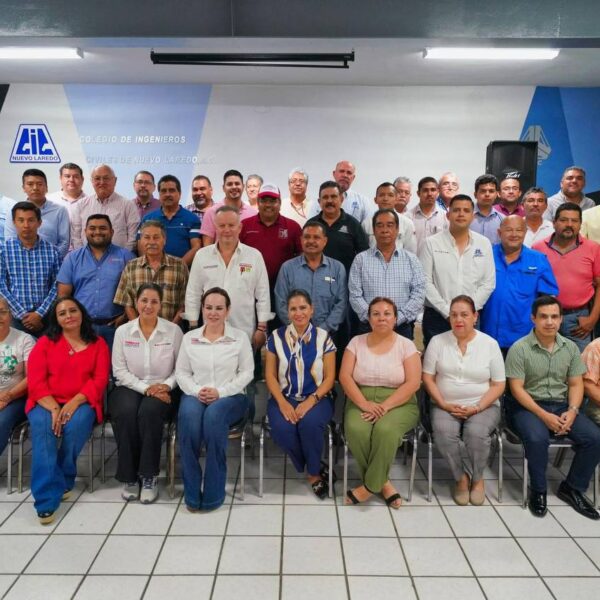 Gestionará Carlos Canturosas más recursos para obra pública y desarrollo de Nuevo Laredo