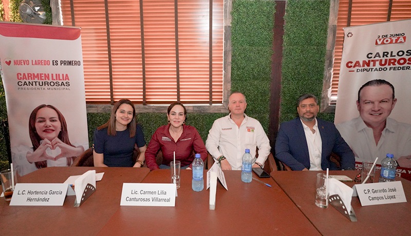 Impulsará Carmen Lilia el desarrollo de Nuevo Laredo de la mano del Colegio de Contadores