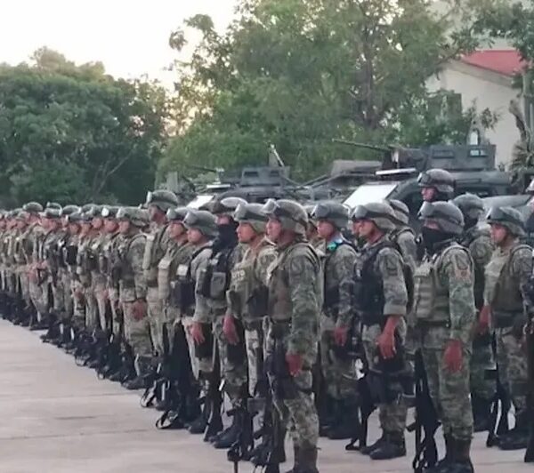 Arriba otro contingente de militares a la frontera de Tamaulipas y llegarán 300 más