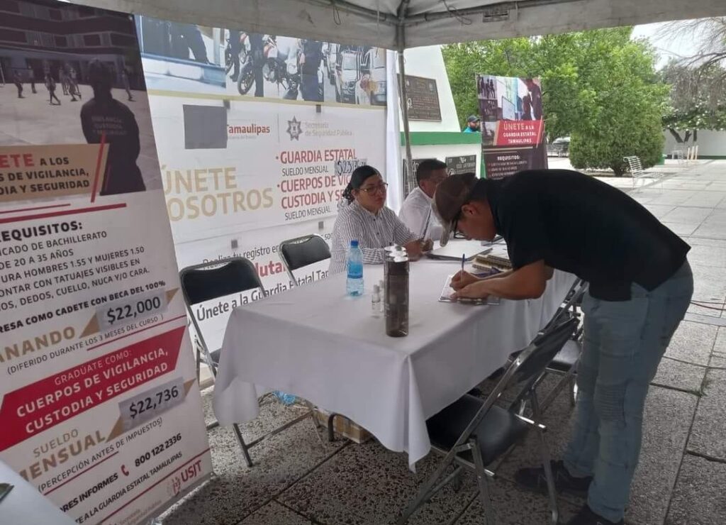Seguridad Pública estatal participa en la Feria de Talento Estudiantil del Tec
