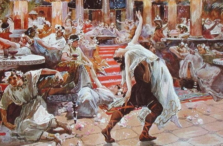 Recostarse y vomitar entre platillos: así era el festín de los antiguos romanos