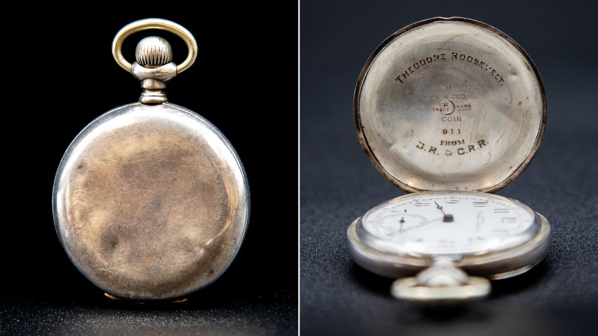 Un subastador de Florida estaba a punto de vender un reloj de bolsillo del siglo XIX. Se enteró que era una pieza robada que perteneció a Roosevelt