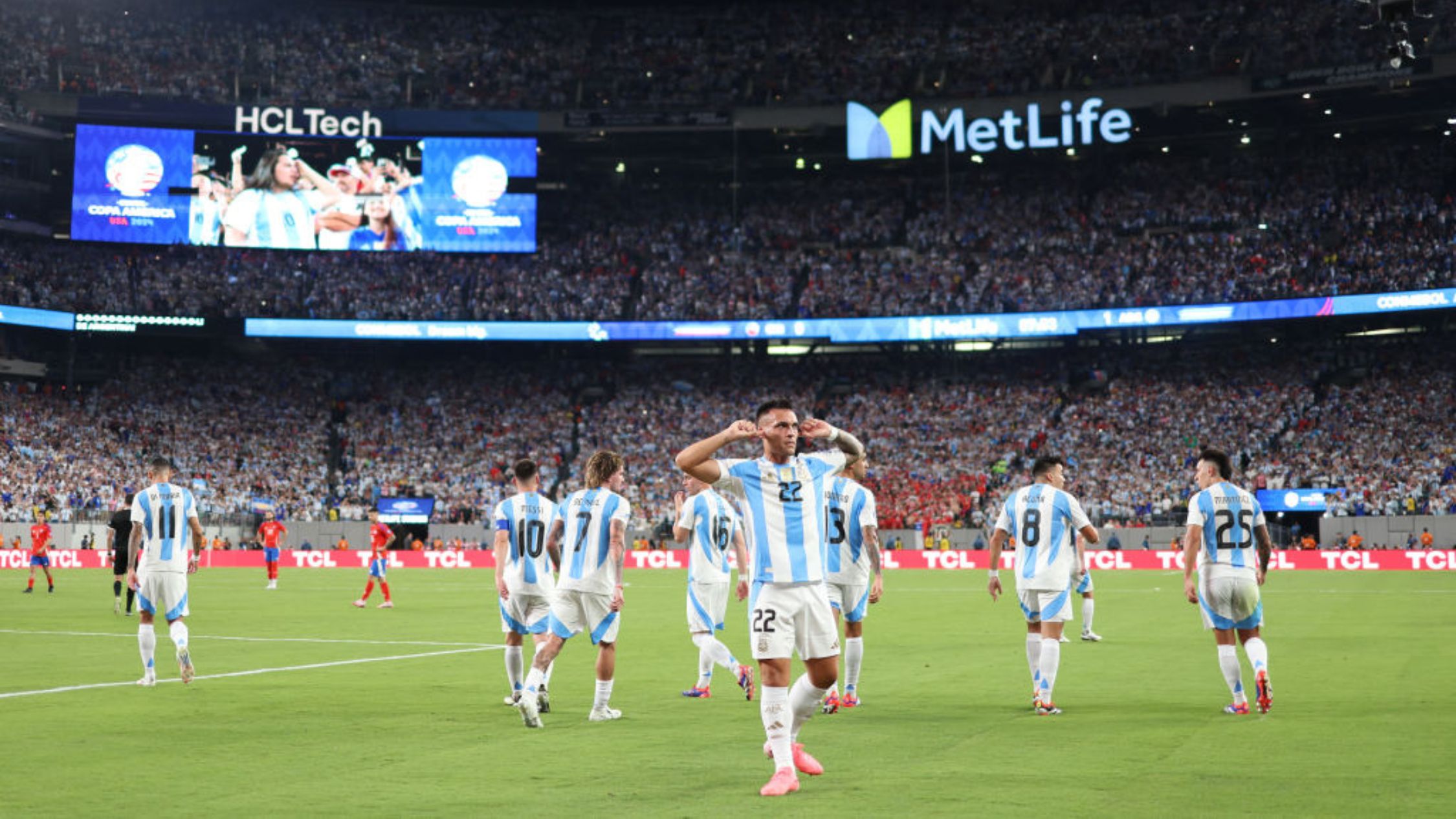 Resumen y resultado del Chile – Argentina en la Copa América 2024