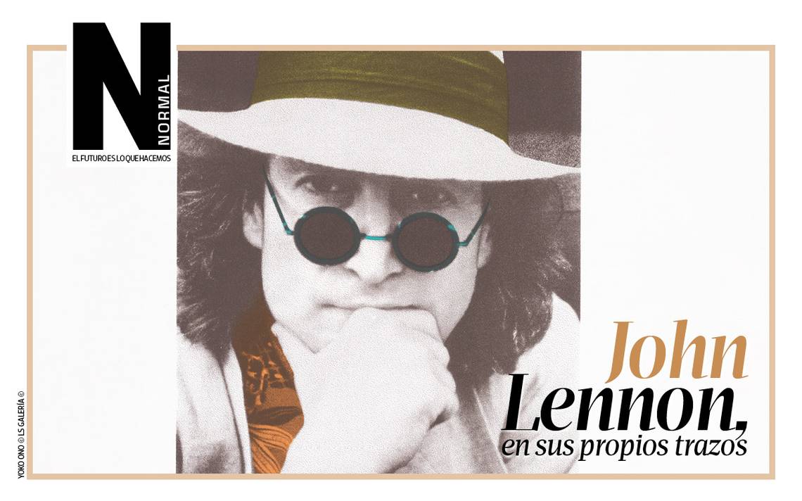 John Lennon, en sus propios trazos