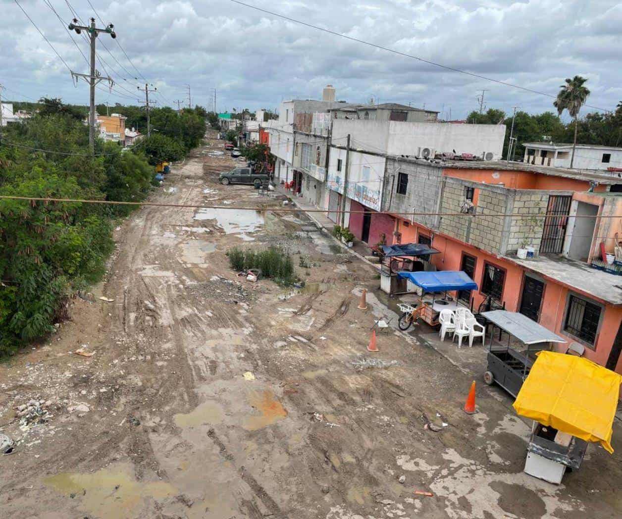 calle Ferrocarril en Reynosa