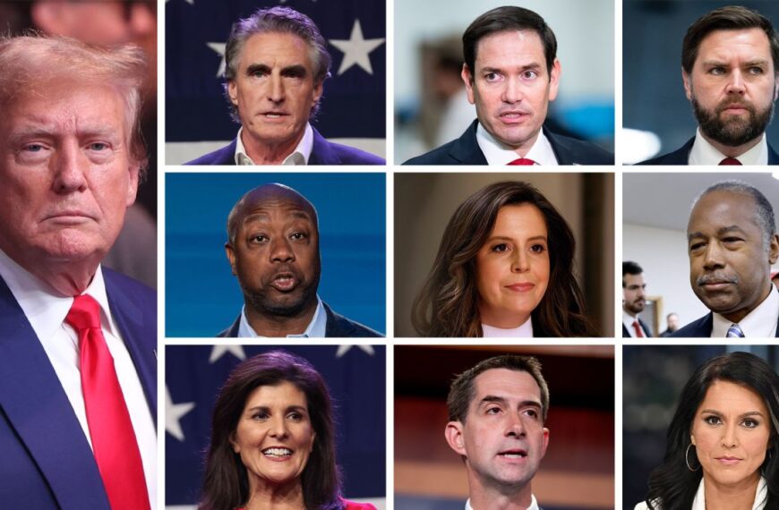 Estos son los candidatos potenciales de Trump para la vicepresidencia