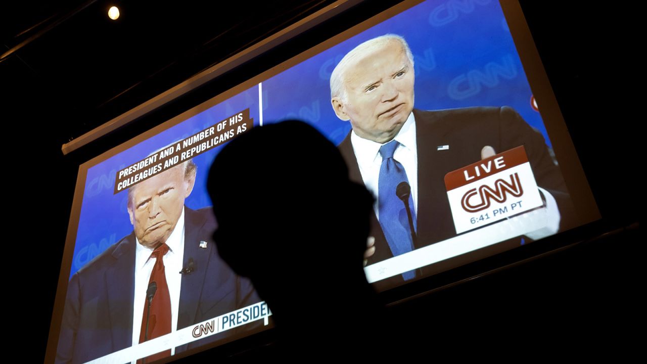 ¿Quién ganó el debate entre Biden y Trump? Esto muestra una encuesta de CNN