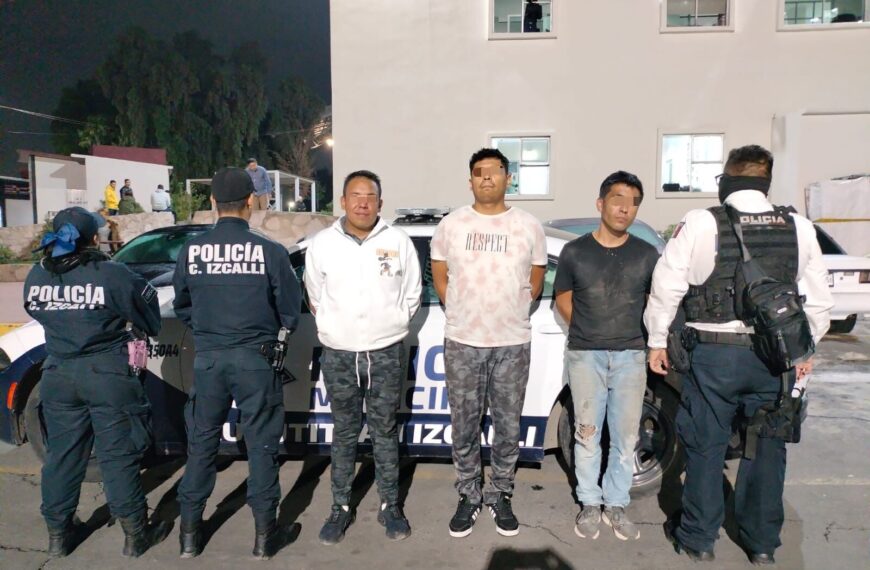 Cuautitlán Izcalli detuvo en la colonia Mirador de Santa Rosa a grupo dedicado al narcomenudeo