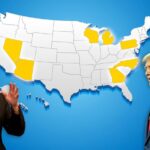 Elecciones en EU 2024: ¿Cuáles son los estados clave para Donald Trump y Kamala Harris?