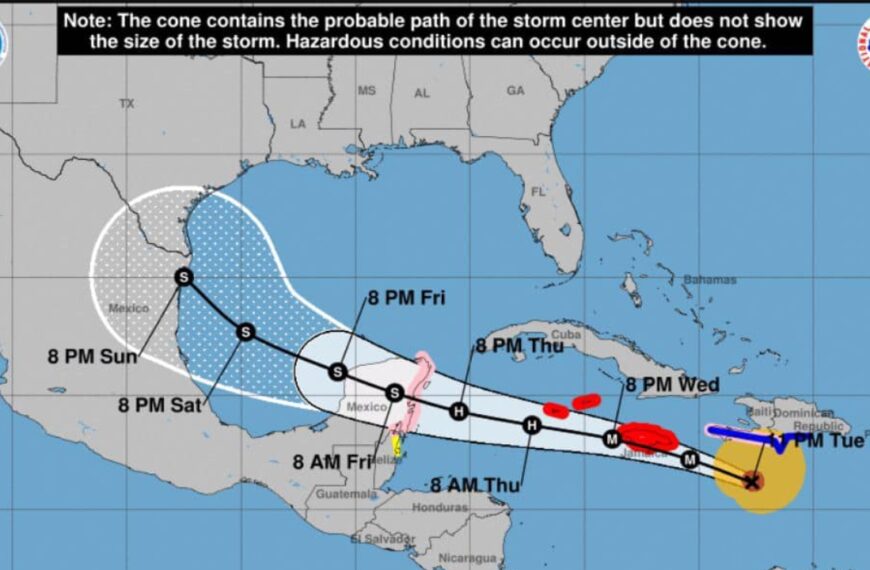 Por huracán “Beryl”, suspenden clases en todos los niveles en Quintana Roo