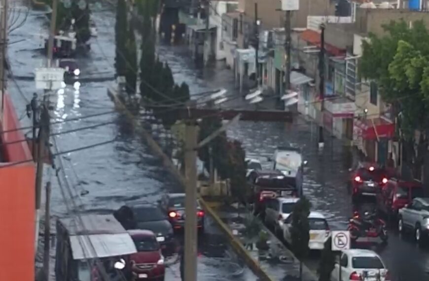 Les llueve sobre mojado: Ecatepec vuelve a inundarse