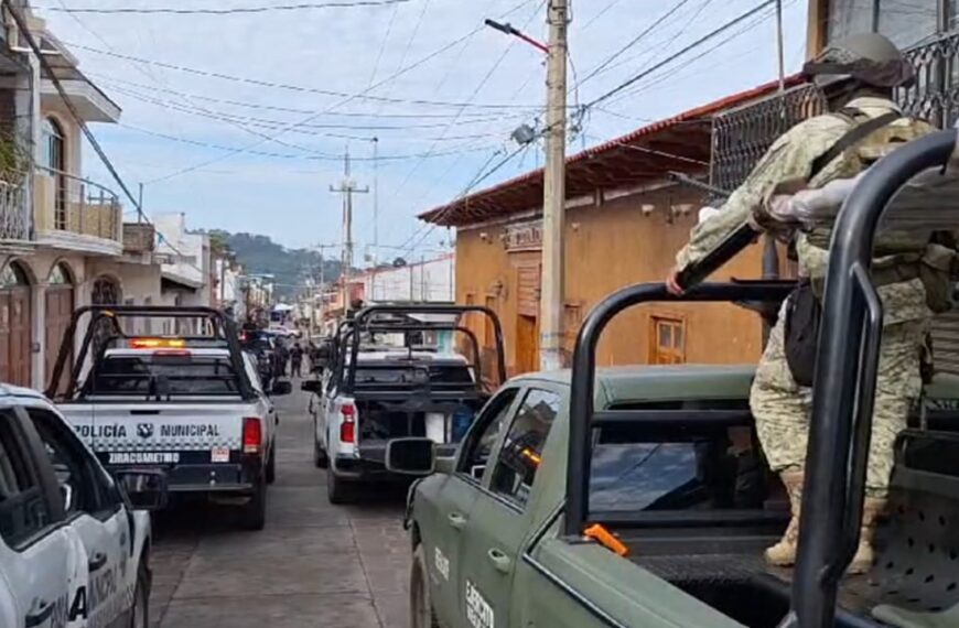 ¡Los toman por sorpresa! Muere policía municipal en ataque armado en Tingambato, Michoacán