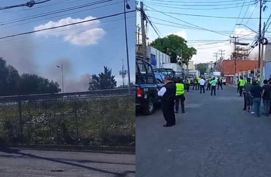 Explosión en fábrica de químicos en Tlalnepantla deja 3 heridos de gravedad (VIDEO)