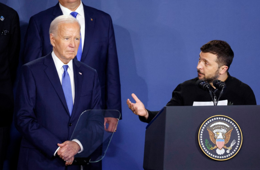 Un error más de Biden: confunde a Zelenski con Putin en conferencia de la OTAN