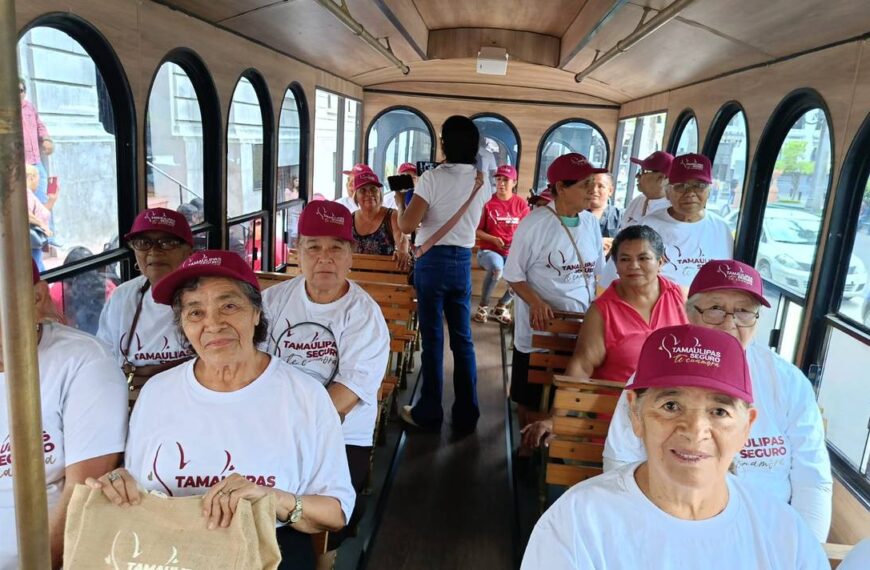 Un regalo para los abuelitos: disfrutan un viaje turístico por Tamaulipas