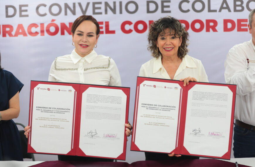 Firman municipio y estado convenio de colaboración para brindar seguridad alimentaria a personas vulnerables