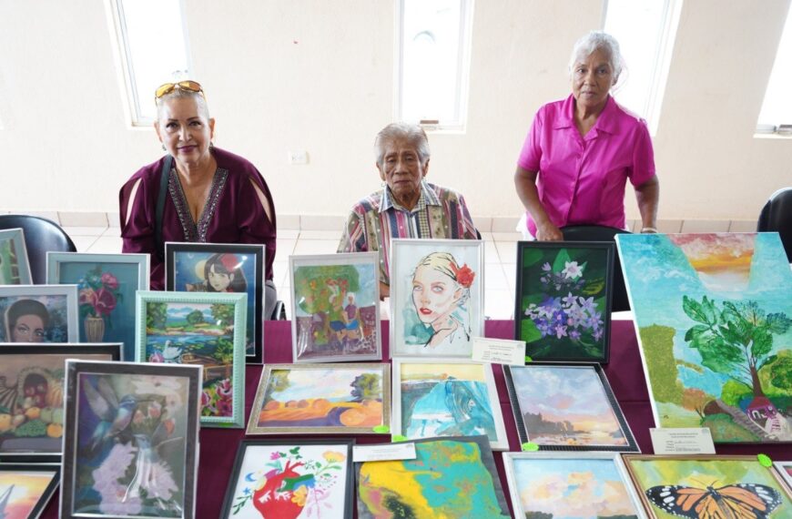 Casa Club del Adulto Activo invita al bazar de arte para compartir sus creaciones