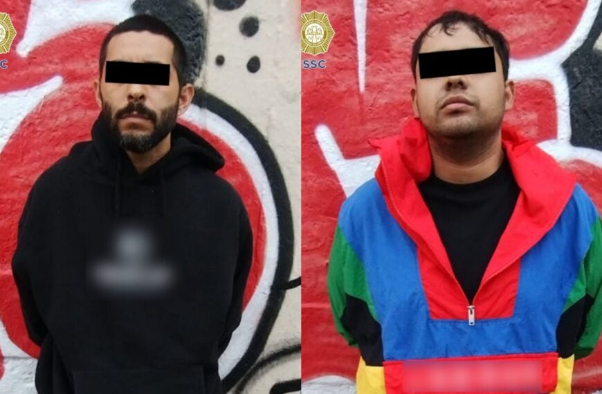 Detienen en Polanco a dos presuntos integrantes del Cártel de Sinaloa