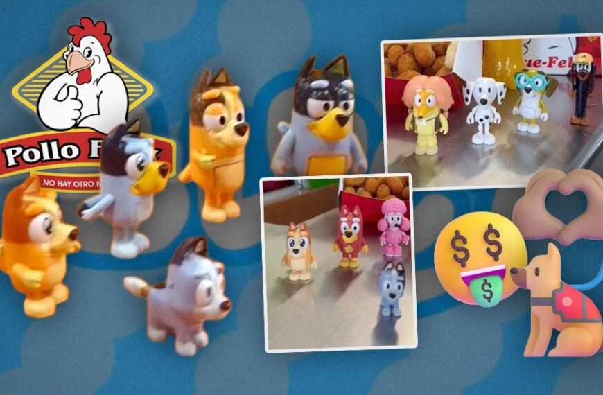 Bluey en Cajita Feliz del Pollo Feliz: Precio y qué juguetes coleccionables incluye paquete de Peque Feliz