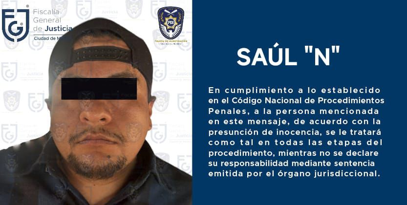 ¿Quién es Saúl? Feminicida de la mamá de Derek Trejo detenido en Iztapalapa