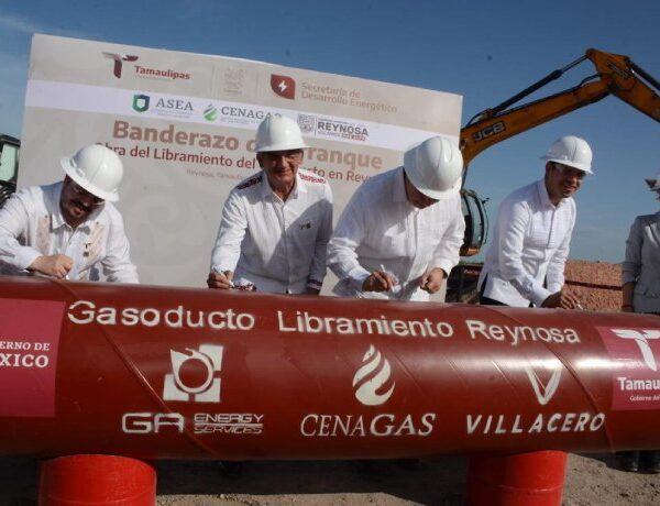 Pone en marcha Américo construcción de gasoducto Libramiento en Reynosa