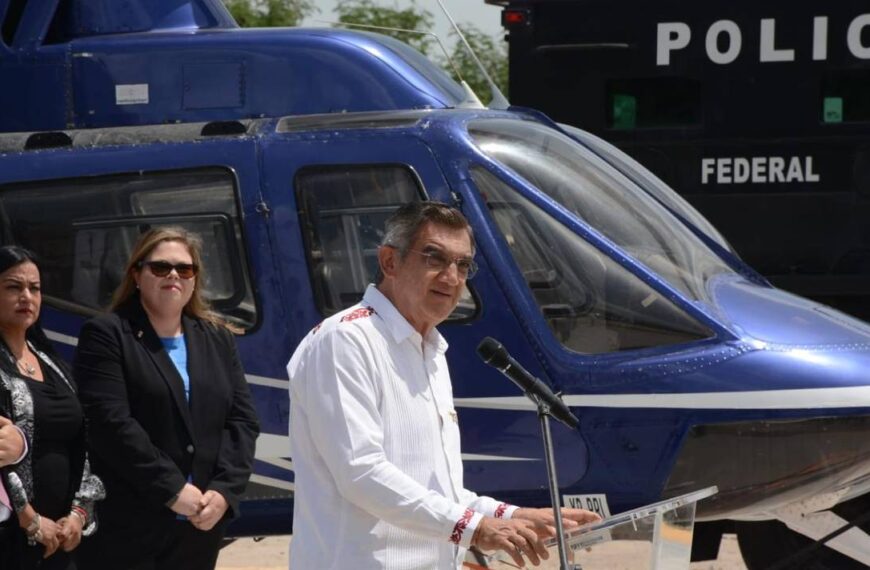 Helicópteros en funcionamiento: Tamaulipas mejora vigilancia aérea