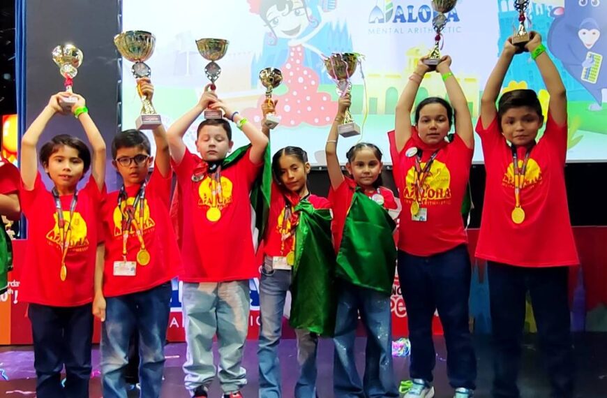 Niños de Tampico destacan en el Campeonato Internacional de Matemáticas ¡felicidades!