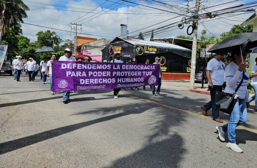 Celebran Foro de la reforma al PJ en Chiapas en medio de protestas