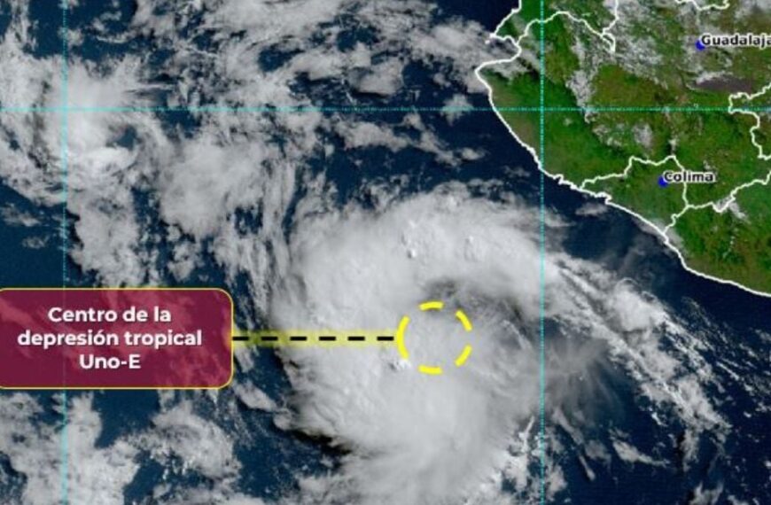 Depresión Tropical Uno-E en vivo hoy 4 de julio: Sigue su trayectoria rumbo a México; ciclón avanza rumbo a costas de Jalisco y Michoacán