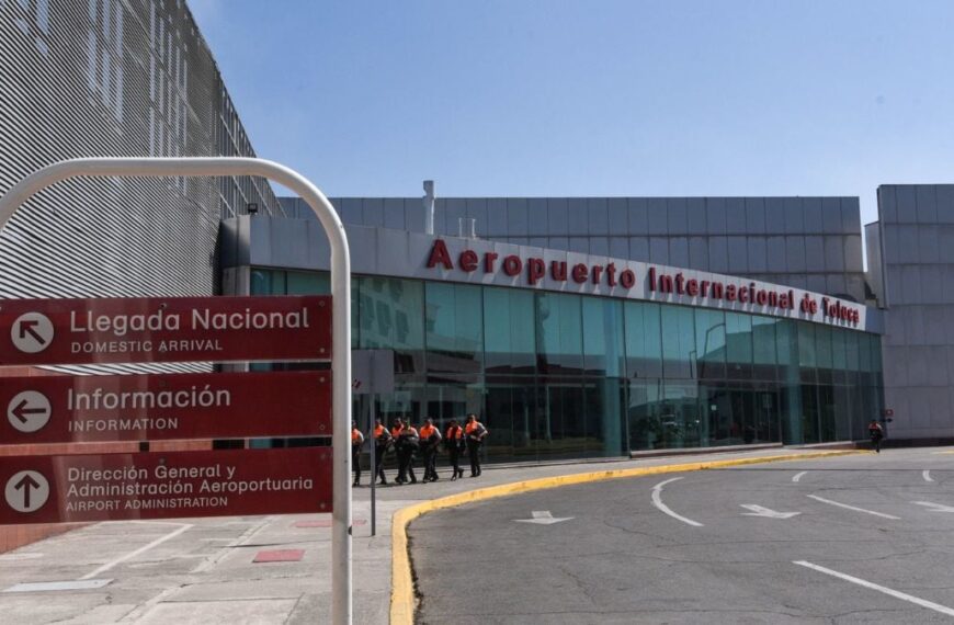 Marina se convierte en accionista del Aeropuerto Internacional de Toluca: Le conceden el 25%