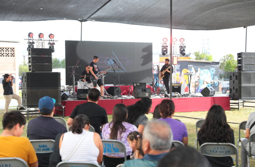 Viven familias de la ciudad festival Rock n’ Rieles con talentosos artistas locales