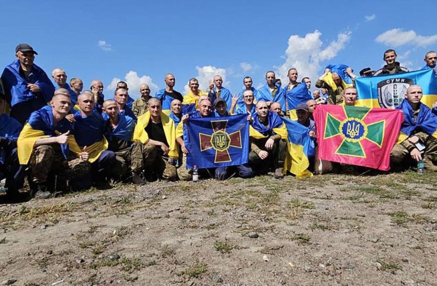 Rusia y Ucrania liberan cada uno a 95 prisioneros de guerra en nuevo canje