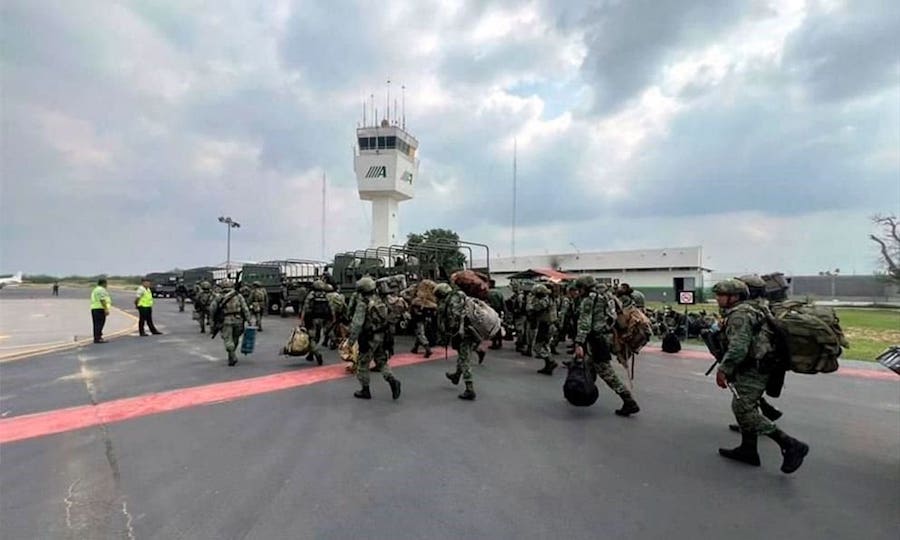 Refuerza Ejército seguridad en NLD
