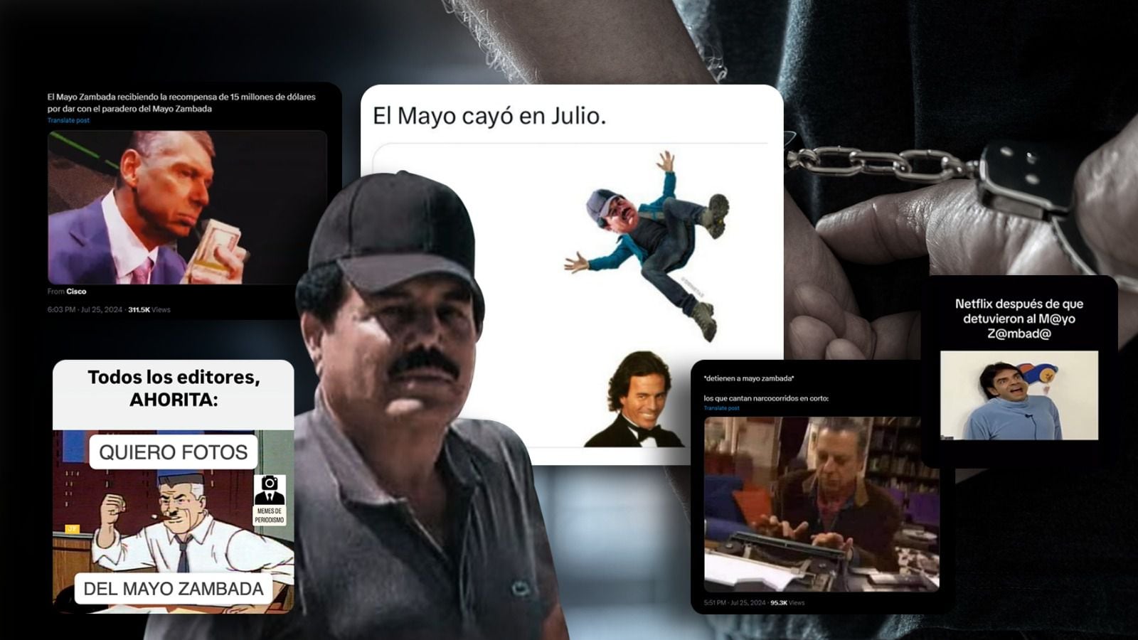 Arrestan al ‘Mayo’ Zambada… y los mejores memes ya ‘sentenciaron’ a Ismael (fotos y videos)