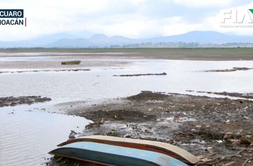 El Lago de Pátzcuaro en peligro: un emblema en riesgo de desaparición por la falta de agua