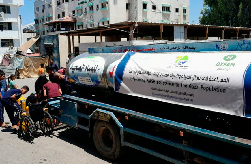 Gobierno de Israel utiliza el agua como arma de guerra en Gaza, denuncia la ONG Oxfam
