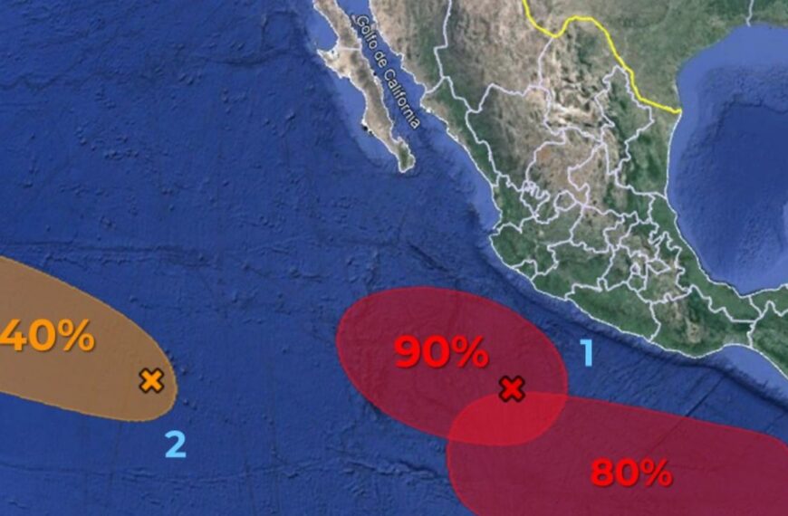 ¡Amenaza a de ciclón! 3 tormentas tropicales ponen en alerta a México; conoce los estados afectados