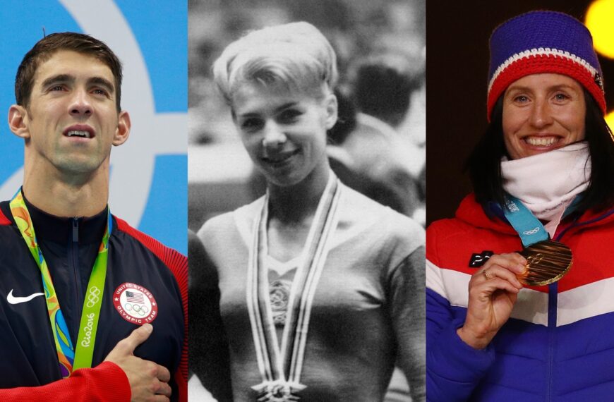 Los 10 atletas que más medallas consiguieron en la historia de los Juegos Olímpicos