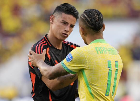 Brasil y Colombia empatan en vibrante partido de la Copa América y avanzan a Cuartos de Final