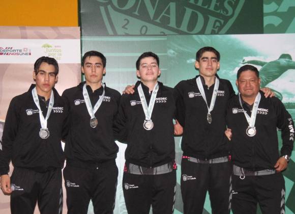 Se ‘clavan’ la de plata: Selección Mayor varonil de Coahuila en basquet 3X3 se sube al podio