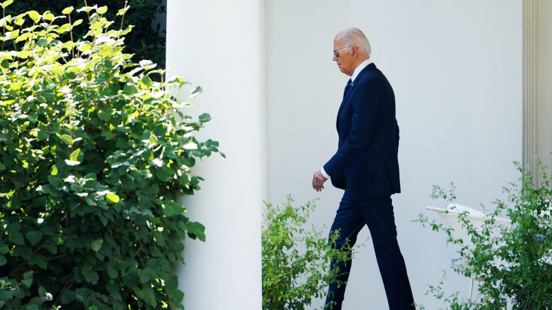 Continúan los esfuerzos privados para empujar a Biden a retirarse de la carrera presidencial
