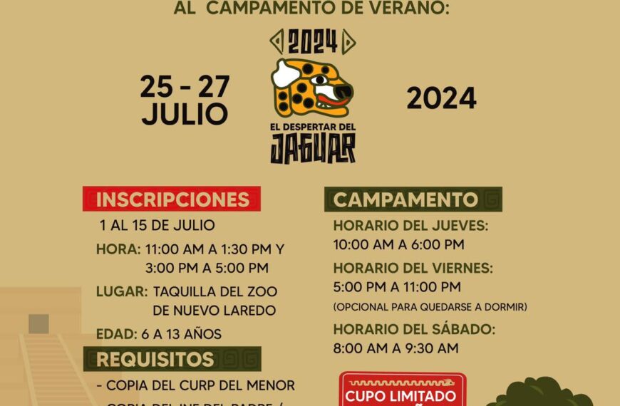 Invita gobierno municipal a campamentos del zoológico…